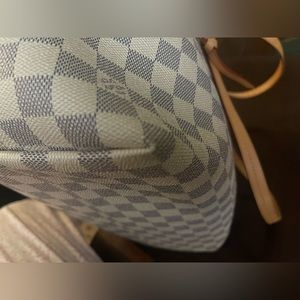 Louis Vuitton Lena PM Damier Azur with pink interior